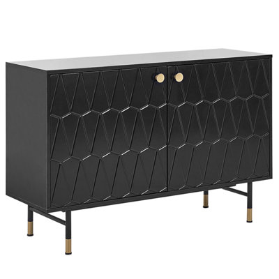 Beliani Retro Sideboard Black ADANTE