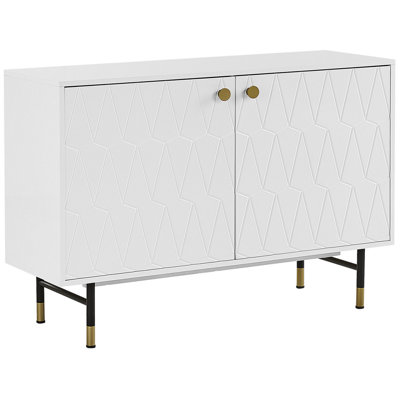 Beliani Retro Sideboard White ADANTE