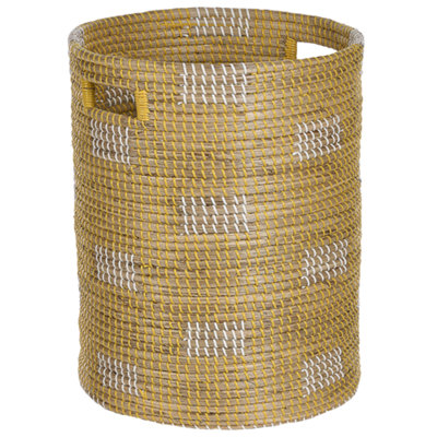 Beliani Rustic Seagrass Basket Light MONGCAI