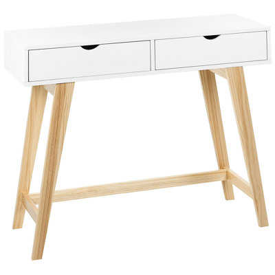 Beliani Scandinavian Console Table SULLY White