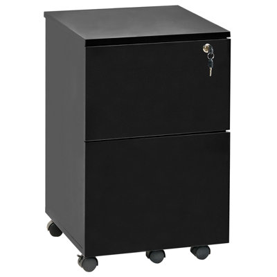 Beliani Storage Unit JOHNSON Black