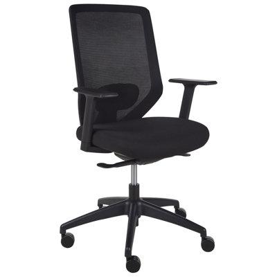 Beliani Traditional Office Chair Black VIRTUOSO