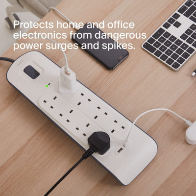 Belkin 4 Socket 2M Surge Protector