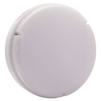 BELL 10829 Utilita LED Round Bulkhead Light Fitting 4000K - 14W (White / Opal)
