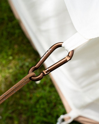 Bell Tent Guy Rope Carabiners, Set of 14 DIY at B&Q