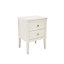 Bellaria 2 Drawer White Bedside Table