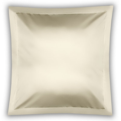 Belledorm 100% Cotton Sateen Continental Pillowcase Ivory (One Size)