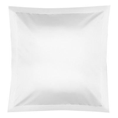 Belledorm 100% Cotton Sateen Continental Pillowcase White (One Size)