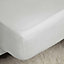 Belledorm 100% Cotton Sateen Extra Deep Fitted Sheet Ivory (Double)