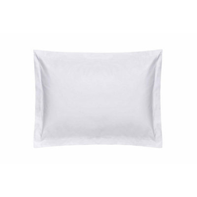 Belledorm 1000 Thread Count Cotton Sateen Oxford Pillowcase White (One ...