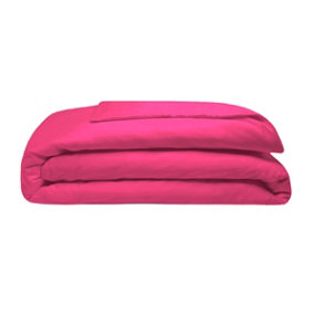 Belledorm 200 Thread Count Egyptian Blend Duvet Cover Cerise Pink (Superking)