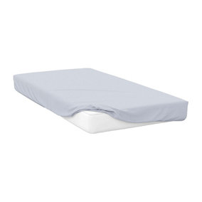Belledorm 200 Thread Count Egyptian Cotton Fitted Sheet Ocean (Double)