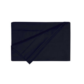 Belledorm 200 Thread Count Egyptian Cotton Flat Sheet Black (Double)