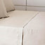 Belledorm 200 Thread Count Egyptian Cotton Flat Sheet Oyster (Single)