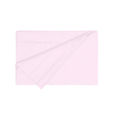 Belledorm 200 Thread Count Egyptian Cotton Flat Sheet Pink (Single)