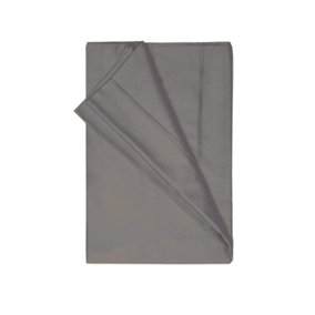 Belledorm 200 Thread Count Egyptian Cotton Flat Sheet Slate (dnu)