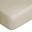 Belledorm 400 Thread Count Egyptian Cotton Extra Deep Fitted Sheet Cream (Single)