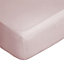 Belledorm 400 Thread Count Egyptian Cotton Fitted Sheet Blush (Superking)