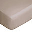 Belledorm 400 Thread Count Egyptian Cotton Fitted Sheet Oyster (Double)