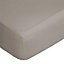 Belledorm 400 Thread Count Egyptian Cotton Fitted Sheet Pewter (Single)
