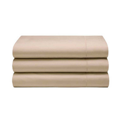 Belledorm 400 Thread Count Egyptian Cotton Flat Sheet Cream (Kingsize)