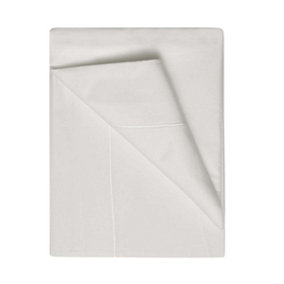 Belledorm 400 Thread Count Egyptian Cotton Flat Sheet Ivory (Single)