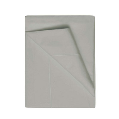 Belledorm 400 Thread Count Egyptian Cotton Flat Sheet Platinum (Kingsize)