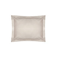 Belledorm 400 Thread Count Egyptian Cotton Oxford Pillowcase Oyster (M)