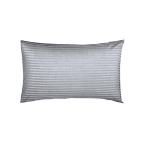 Belledorm 540 Thread Count Satin Stripe Housewife Pillowcases (Pair) Platinum (One Size)