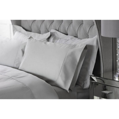 Belledorm Bamboo Fitted Sheet Platinum (King)
