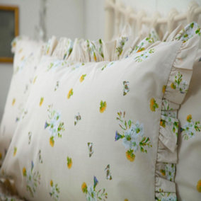 Belledorm Bluebell Meadow Pillowcase Pair Ivory (One Size)