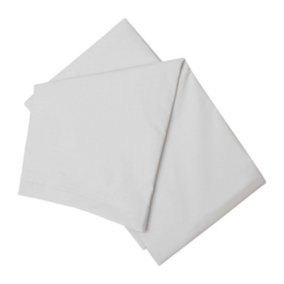 Belledorm Brushed Cotton Flat Sheet Grey (Double)
