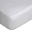 Belledorm Cotton Sateen 1000 Thread Count Extra Deep Fitted Sheet White (Single)