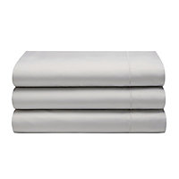 Belledorm Cotton Sateen 1000 Thread Count Flat Sheet Ivory (Kingsize)