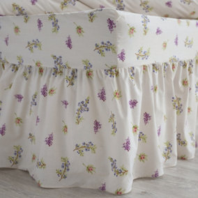 Belledorm Delphine Fitted Valance White (Double)