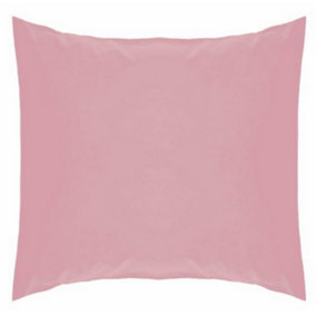 Belledorm Easycare Percale Continental Pillowcase Blush (One Size)