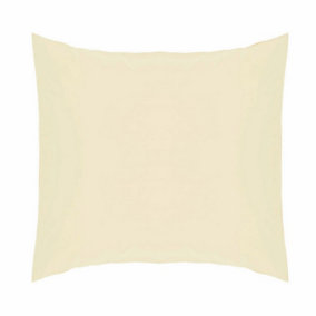 Belledorm Easycare Percale Continental Pillowcase Ivory (One Size)