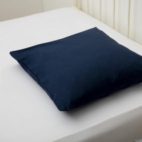 Belledorm Easycare Percale Continental Pillowcase Navy (One Size)
