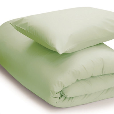 Belledorm Easycare Percale Duvet Cover Green Apple (Single)