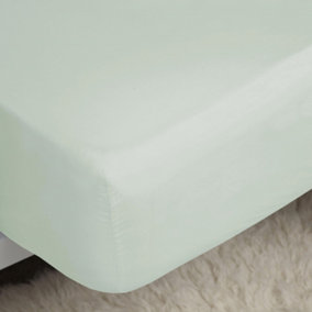 Belledorm Easycare Percale Fitted Sheet Breeze (Single)