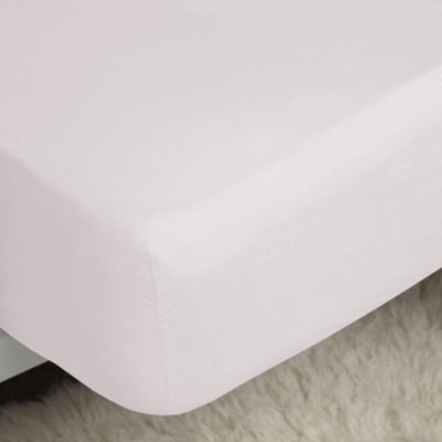 Belledorm Mantovana Giroletto In Percalle Easycare - Azzurro Cielo - 50% Cotone 50% Poliestere - Tessuto Morbido Con Piegatura Da 41 Cm - Taglia Doppia