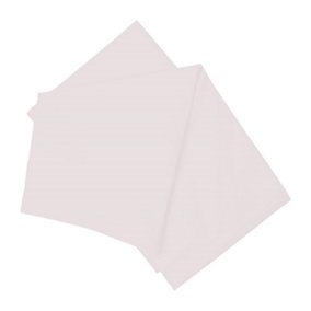 Belledorm Easycare Percale Flat Sheet Powder Pink (Single)
