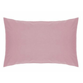 Belledorm Easycare Percale Housewife Pillowcase Blush (One Size)