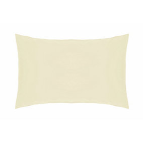Belledorm Easycare Percale Housewife Pillowcase Ivory (One Size)