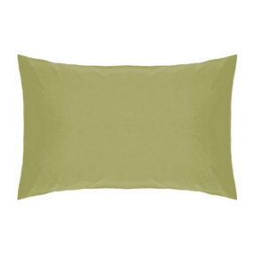 Belledorm Easycare Percale Housewife Pillowcase Olive (One Size)