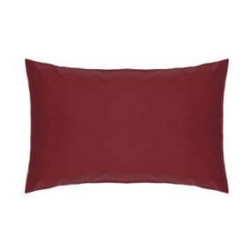 Belledorm Easycare Percale Housewife Pillowcase Red (One Size)