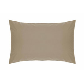 Belledorm Easycare Percale Housewife Pillowcase Walnut Whip (One Size)