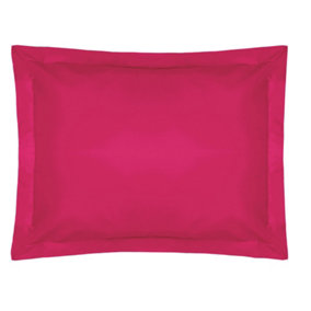 Belledorm Easycare Percale Oxford Pillowcase Fuchsia (One Size)