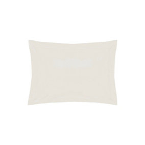 Belledorm Easycare Percale Oxford Pillowcase Ivory (One Size)