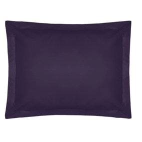 Belledorm Easycare Percale Oxford Pillowcase Mauve (One Size)